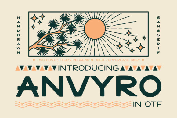 Anvyro: Elevating Design with a Cool, Modern, and Vintage Display Font
