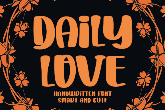 Daily Love: A Bold Display Font for Modern Design