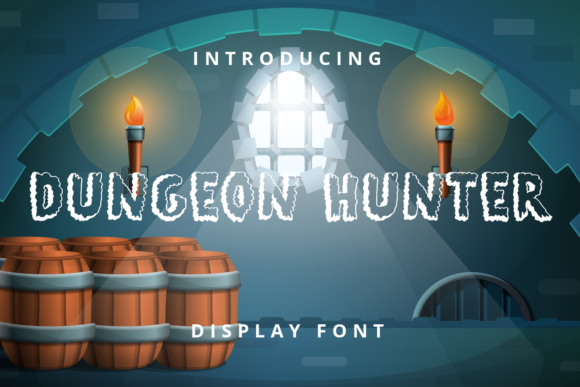 Dungeon Hunter: The Playful Display Font for Dynamic Designs