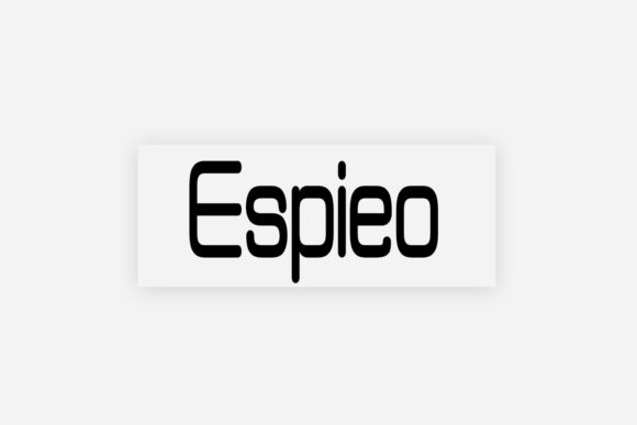Espieo: A Minimal Display Font for Clean, Modern Design