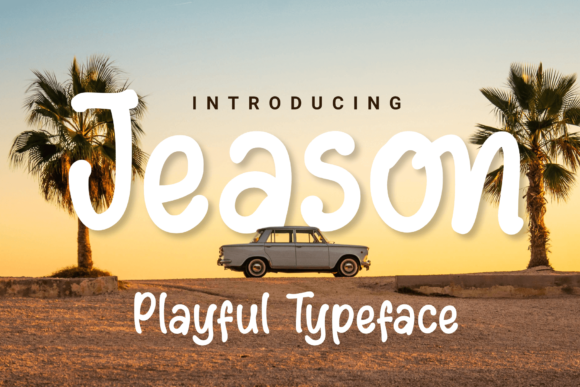 Jeason: The Playful Display Font for Standout Design