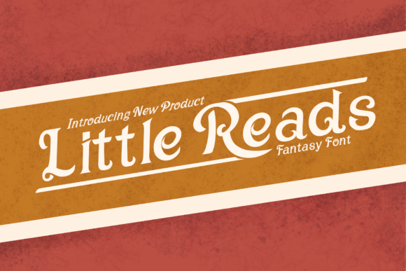 Little Reads: A Bold Vintage Display Font for Distinct Branding
