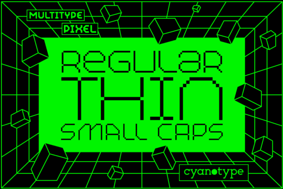 MultiType Pixel Thin: A Unique Font Choice
