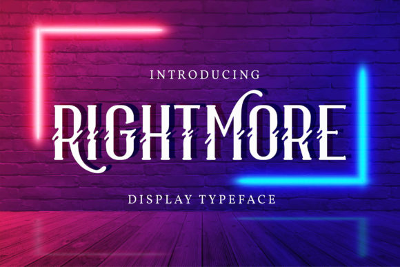 Rightmore: Elevating Retro Design with Assertive Typography