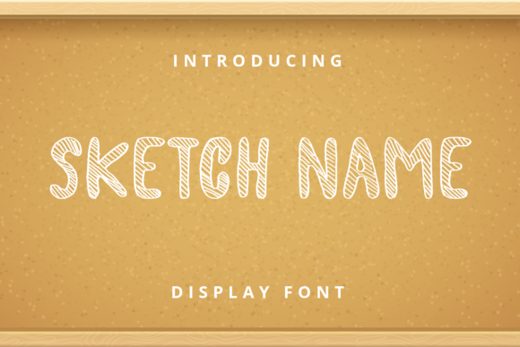 Sketch Name: The Chalkboard Font for Authentic Design