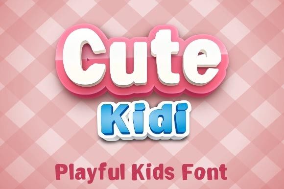 The Art of Playful Typography: Why Cute Kidi Is the Perfect Choice for Engaging Visual Content