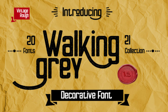Walking Grey: The Versatile Display Font for Modern Design Projects