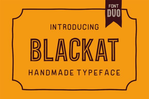 Why Blackat Is the Cool, Trendy Display Font You Need